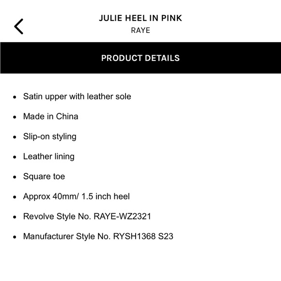 Raye Julie Heel - Picture 6 of 10